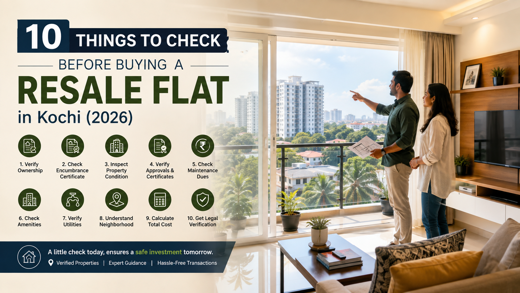 10 Things to Check Before Buying a Resale Flat in Kochi (2026)