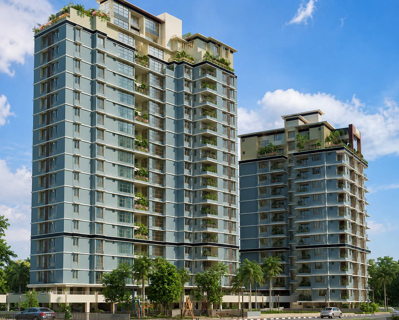 Veegaland Petunia & Begonia, Kaloor – Premium Apartments for Sale in Kaloor, Kochi